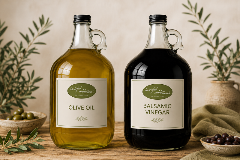 1 gallon of olive oil or vinegar