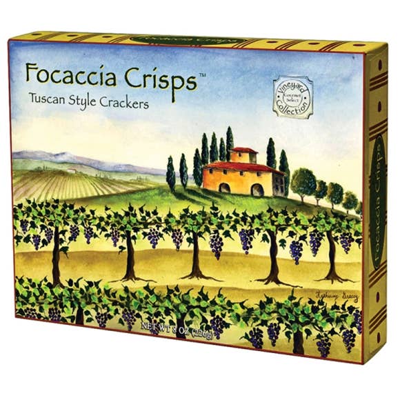 Vineyard Focaccia Crackers