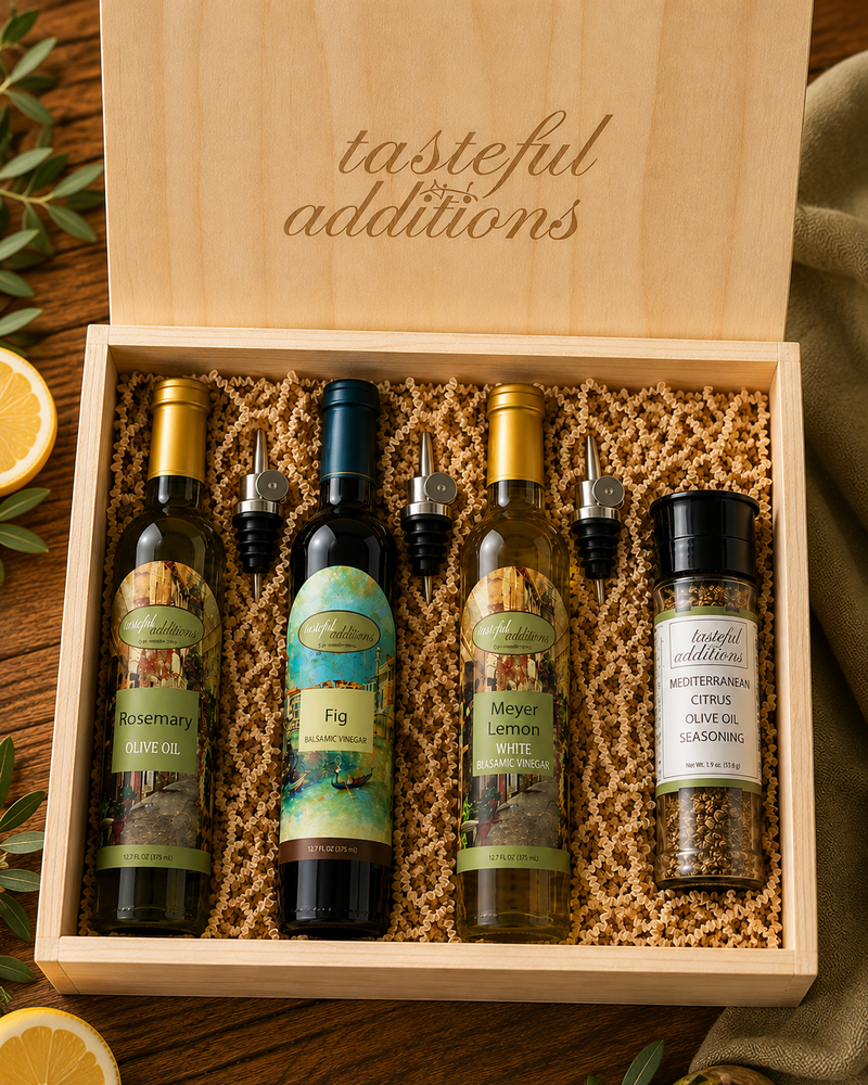 Tuscan Entertaining Wood Gift Box