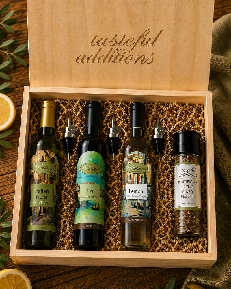 Tuscan Entertaining Wood Gift Box